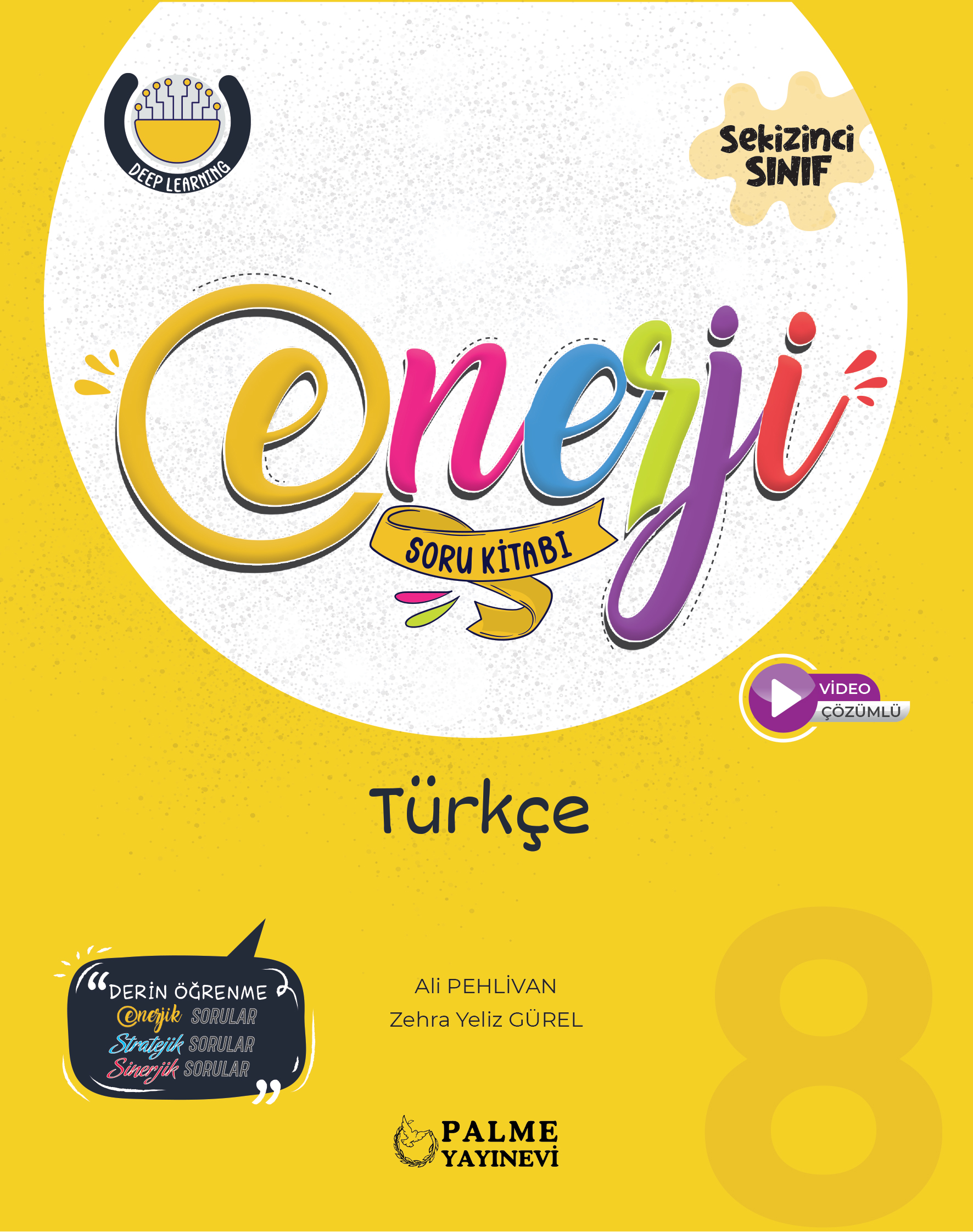 8 Enerjı̇ TüRKÇE Soru Kitabı kapak görseli